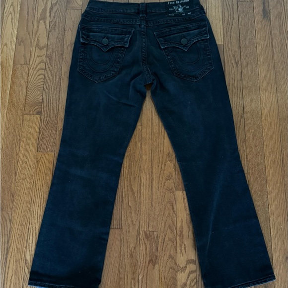 True religion relaxed straight black jeans size 32 - Picture 1 of 6